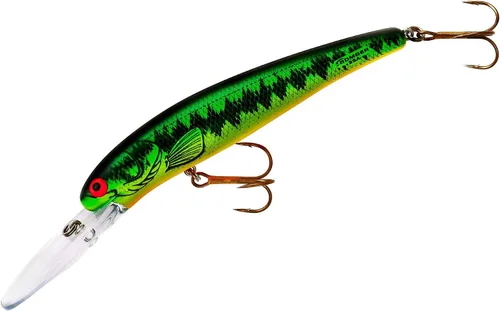 Miniatura 32 de Bomber Señuelos Long A Slender Minnow Jerbait Señuelo de Pesca a rayas (Baby Striper)