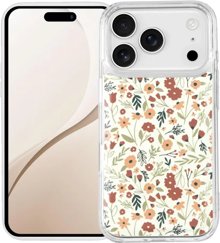 Walli Fundas para iPhone 17 Pro, estética, magnética, compatible con cartera magnética y accesorios, bonita funda de piel vegana para iPhone 17 Pro