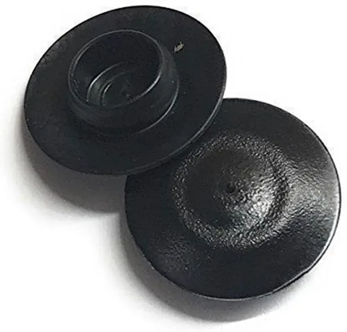 Miniatura 9 de Prescott Plastics Tapones de plástico negros de 0.5 pulgadas (0.500 in) de diámetro exterior, tapas redondas para carrocería y chapa de metal
