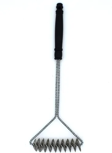 Miniatura 9 de Outset Limpieza de parrilla, raspador universal para parrilla, acero inoxidable con bolsa de almacenamiento