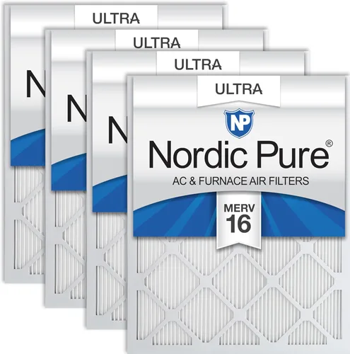 Miniatura 77 de Nordic Pure Filtros de aire para horno MERV 6 de 18 x 25 x 1 pulgadas (tamaño real: 17 1/2 x 24 1/2 x 3/4), color verde poliéster MERV 6, reduce