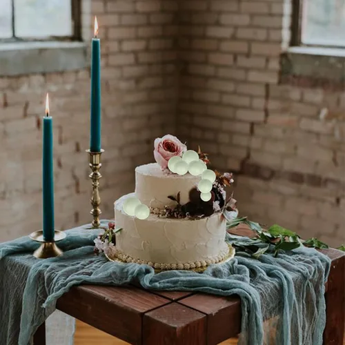 Miniatura 6 de Rsstarxi 30 piezas de mini globos y bolas de espuma para tartas – Insertos de pastel de bricolaje para bodas, aniversarios y decoraciones de fiesta