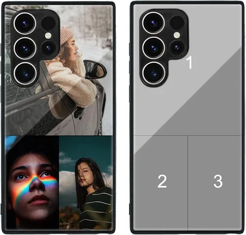 Miniatura 553 de Funda de teléfono personalizada para Samsung Galaxy S22+ / S22 Plus 5G, funda de TPU suave de vidrio templado antiarañazos personalizada con foto