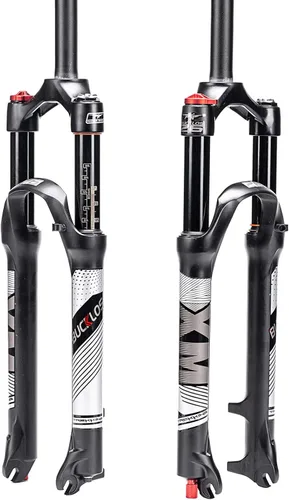 Miniatura 14 de BUCKLOS Horquilla MTB de Suspensión de Aire de 120mm para Viaje, 26/27.5/29, Ajuste de Rebote 1 1/8 Tubo Recto/Conico QR 9mm, Bloqueo Manual/Remoto