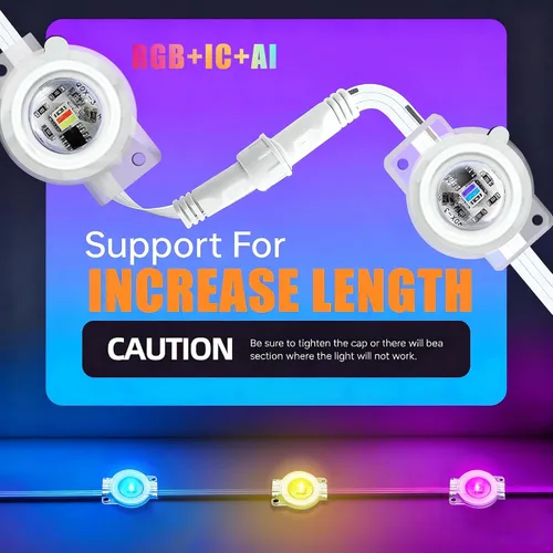 Miniatura 7 de Luces de Cadena para Exteriores Permanentes 330 pies RGB+IC, Control por Aplicación, Funciona con Alexa, Asistente de Google, Resistente al Agua