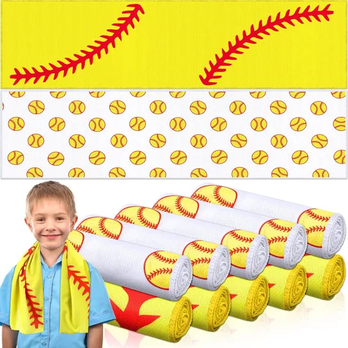 Miniatura 49 de FuWeave Paquete de 12 toallas de enfriamiento de béisbol para equipos deportivos, regalos de 40 x 12 pulgadas, toallas de enfriamiento deportivas