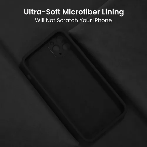 Miniatura 5 de FireNova Funda diseñada para iPhone 12 Pro, funda de silicona [protección de cámara] con forro de microfibra suave antiarañazos, 6.1 pulgadas