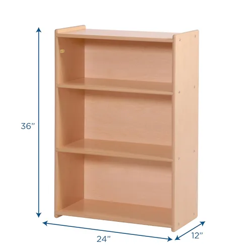 Miniatura 3 de Children's Factory Value Line Estantería estrecha de 3 estantes para niños pequeños y estantes organizadores de juguetes para guardería, sala