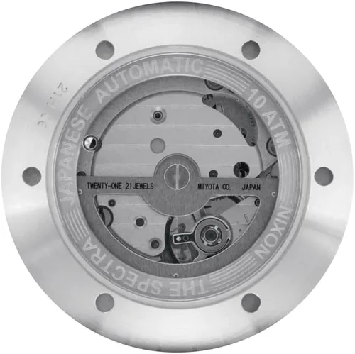 Miniatura 4 de NIXON Spectra A1323-100M Reloj de moda automático unisex resistente al agua