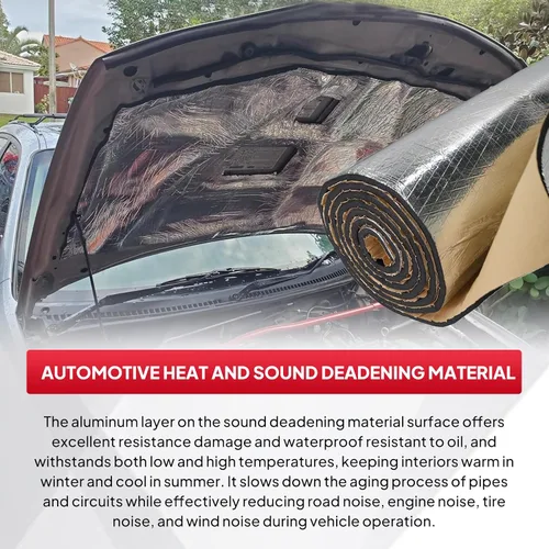 Miniatura 6 de Alfombrilla Insonorizante Resistente al Calor de 5/8 Pulgadas de Grosor, Espuma de Celda Cerrada de 15 mm para Capó de Automóvil, Aislamiento