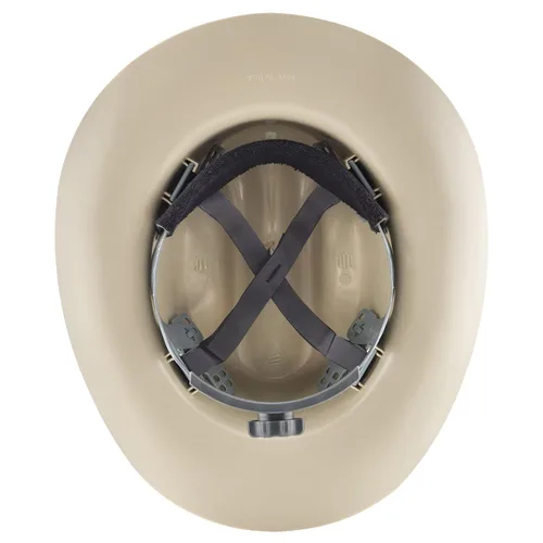 Miniatura 7 de Jackson Safety Western Outlaw - Gorro de seguridad con suspensión de trinquete de 4 puntos estilo sombrero de vaquero HDPE bronceado caja de 4 19502