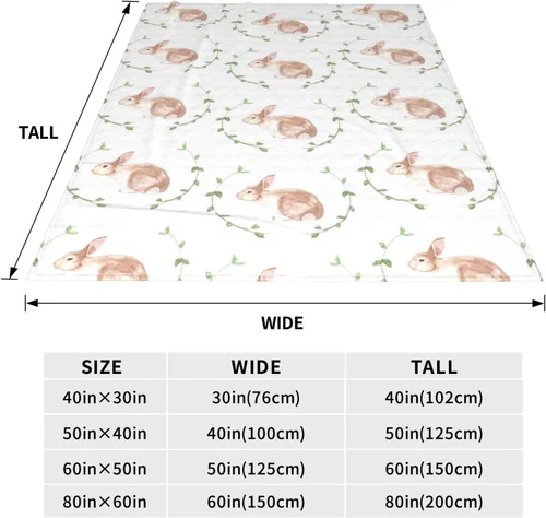 Miniatura 3 de Manta de franela de forro polar para dormitorio, sofá, habitación, hogar, 40 x 30 pulgadas