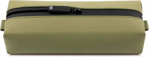 Comfyable Pequeño neceser delgado mini cepillo de dientes, bolso del kit de Dopp, PU
