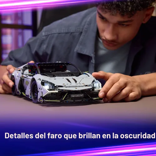 Miniatura 4 de LEGO Technic Lamborghini Revuelto Super Sports Car Toy - Juego de construcción para niñas y niños - Kit de modelo Lamborghini para niños a partir