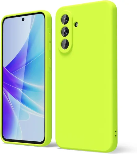 Miniatura 43 de oakxco Funda para teléfono Samsung Galaxy A12 con agarre de silicona líquida, linda delgada fina suave cubierta de gel de goma TPU lisa para mujeres