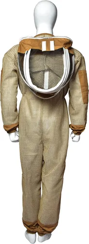 Miniatura 6 de MS Traje de abeja profesional de 3 capas Apiarist ventilado apicultor traje protector con un par de guantes apicultura traje apícola traje a prueba