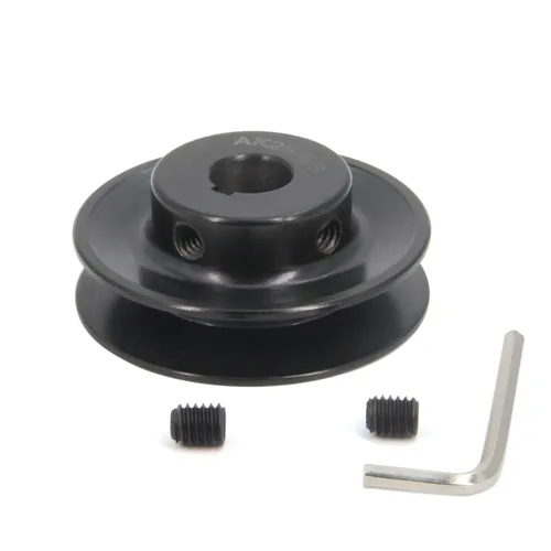 Miniatura 10 de AK30-5/8 pulgadas perforadas poleas de banda de ranura única 3.0 "OD 5/8" Bore V-Belt polea polea de correa de hierro fundido para correa en V