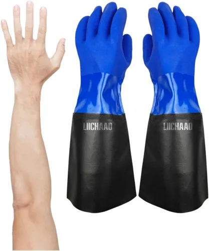 LIICHAAO Guantes para sostener corales de acuario para mantenimiento de peceras | Guantes resistentes a productos químicos, guantes impermeables