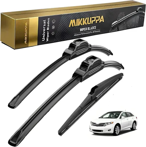 Miniatura 10 de MIKKUPPA Juego de 3 limpiaparabrisas de 22+21+12 pulgadas - Reemplazo para Dodge Durango 2011-2023, Jeep Grand Cherokee 2011-2013 - Limpiaparabrisas