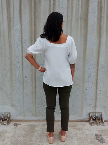Miniatura 2 de Patrón de costura de arco estilo - Camiseta y vestido tejidos Clementine (tallas 04-16)