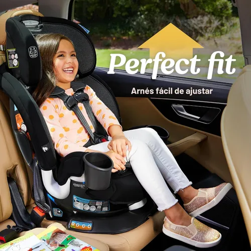 Miniatura 6 de Graco Turn2Me - Asiento convertible giratorio 3 en 1 para automóvil, Manchester, rotación orientada hacia atrás, modo orientado hacia adelante