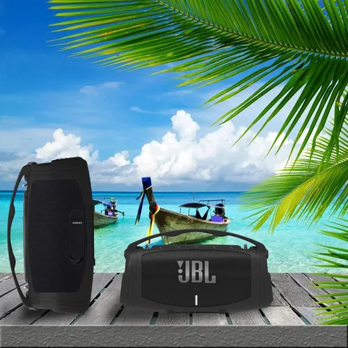 Miniatura 7 de JCHPINE Funda de silicona para altavoz Bluetooth portátil JBL Xtreme 3, soporte protector para JBL Xtreme 3, accesorios de altavoz Bluetooth Negro