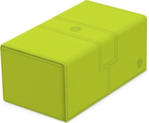 Miniatura 31 de Ultimate Guard Twin Flip'n'Tray 200+, estuche para mazo para 200 tarjetas TCG de doble manga + bandeja de dados, color rojo, cierre magnético
