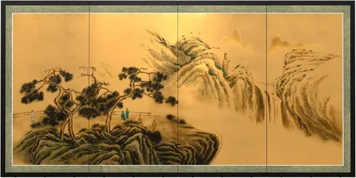 Miniatura 18 de Red Lantern Grúas de hoja de oro de 36" x 72