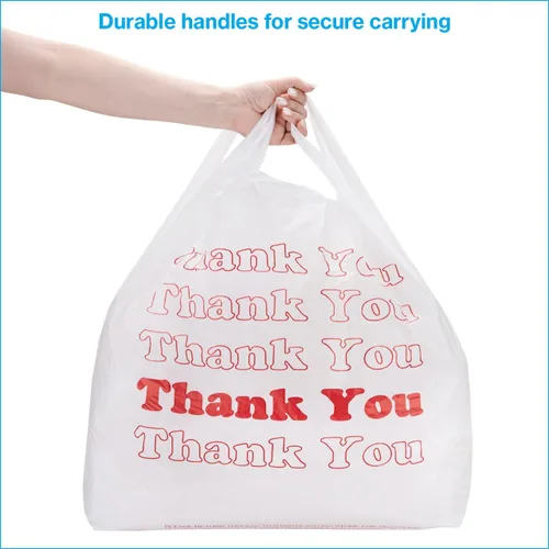 Miniatura 2 de SSWBasics - Bolsas de agradecimiento premium para camisetas - 500 - Paquete, 18" x 8" x 30", espesor de HDPE de 0.48 mil - Ideal para restaurantes