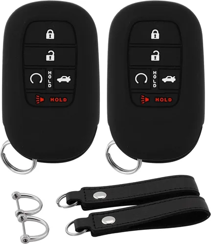 Miniatura 17 de Funda de Silicona para Llavero Compatible con Chevy GMC 5 Botones 2023 2022-2019 Chevy Silverado Tahoe Suburban GMC Sierra Acadia Terrain Protector