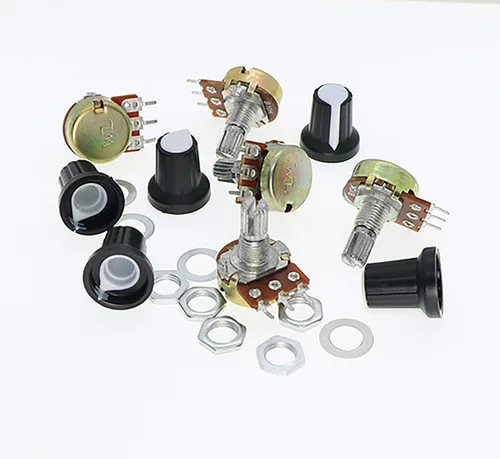 Miniatura 7 de Kit de potenciómetro B5K 10K 20K 50K 100K Ohm Lineal Taper Audio Rotativo Tipo B Potenciómetro con 1K 5K 10K 50K 100K 100K Ohm 3296W Multiturn