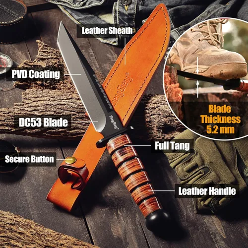 Miniatura 5 de ZhengSheng FIXED BLADE KNIFE