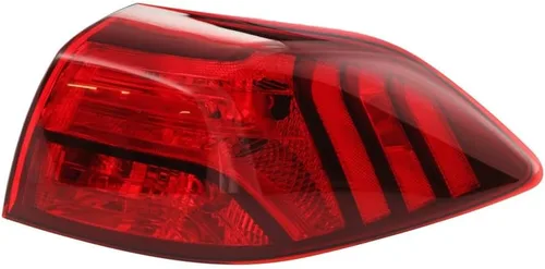 Miniatura 10 de KarParts360 Luz trasera para Hyundai Tucson 2019 2020 2021 lado del conductor, exterior Con bombillas Lente transparente y roja Reemplazo