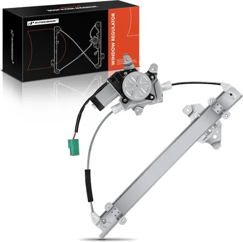 Regulador de ventana eléctrica con motor A-Premium compatible con Nissan Juke 2011-2017 con enchufe de 2 pines, lado del conductor delantero