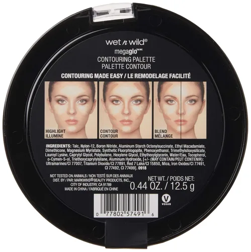 Miniatura 2 de wet n wild MegaGlo Paleta de Contorno Dulce De Leche Kit de contorno facial en polvo Cara perfectamente esculpida