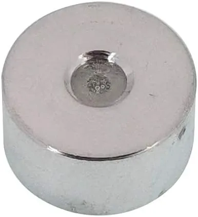 Miniatura 5 de Mini metal universal horizontal burbuja nivel de agua equilibrio nivel burbuja redondo 0.512x0.276 in (blanco plateado)