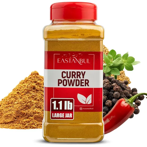 Eastanbul Curry en polvo, 1.1 libras, curry tradicional de mezcla de especias indias, condimento auténtico, mezcla de polvo amarillo de primera