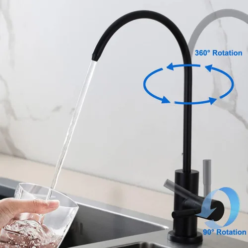 Miniatura 2 de Grifo purificador de agua potable de níquel cepillado, grifo de agua filtrada para cocina, grifo de bebidas de acero inoxidable Sus304 para debajo