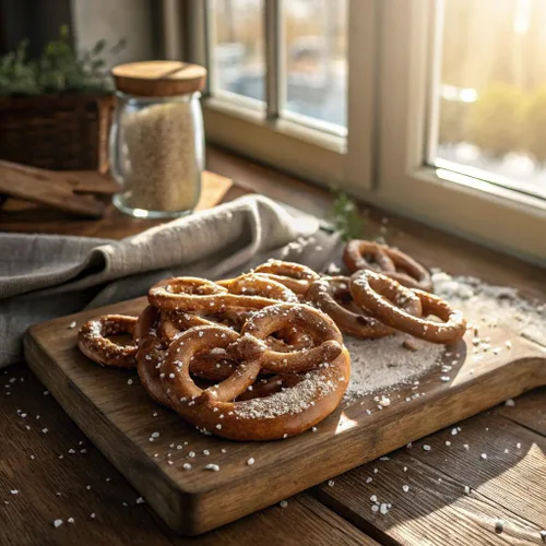 Miniatura 4 de Kindling Pretzels proteicos - Sal marina Bolsas de tamaño aperitivo llenas de proteínas Kosher 0.28-0.32 oz de proteína por porción Sin