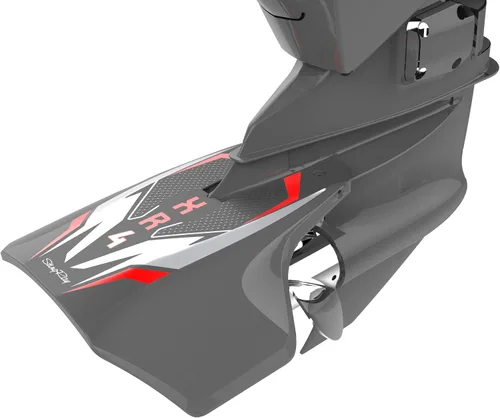 Miniatura 4 de XR4 Senior Hydrofoils para barcos de 40-300 hp (Blanco) - Perfecto para esquí acuático, wakeboard, tubing - Aletas estabilizadoras de motor
