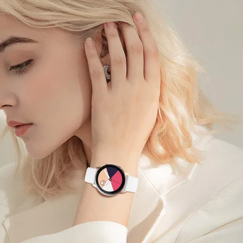 Miniatura 5 de Correa de reloj de 0.78 pulgadas compatible con Samsung Galaxy Watch 4 de 1.575 pulgadas/1.732 pulgadas, correa de reloj Galaxy Active 2 de 1.575