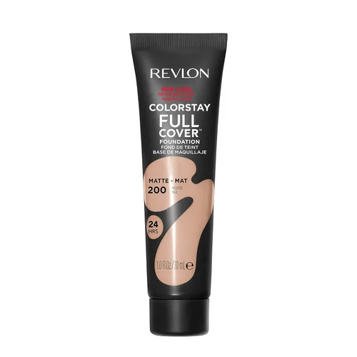 Miniatura 18 de Base líquida de Revlon ColorStay de cobertura completa de larga duración con acabado mate, maquillaje facial ligero resistente al calor y al sudor