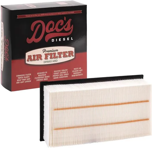 Doc's DPA5446 Filtro de aire para motor diésel | Compatible con Ford 7.3L Powerstroke, Super Duty F250, F350, F450, F550 2000-2003 | Sustituye a