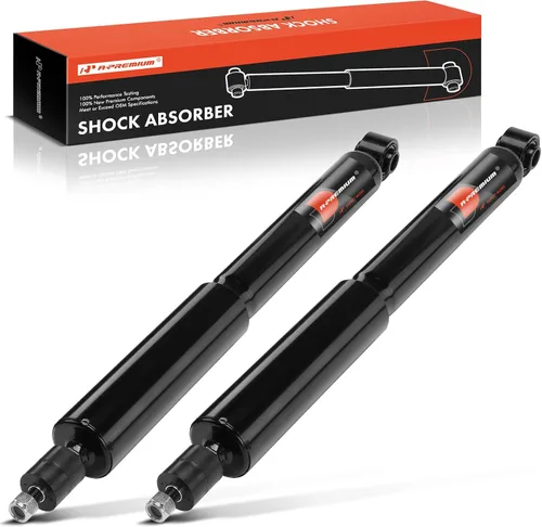 A-Premium Par trasero (2) amortiguadores compatibles con Toyota Land Cruiser 2008-2021 V8 5.7L, lado del conductor y del pasajero