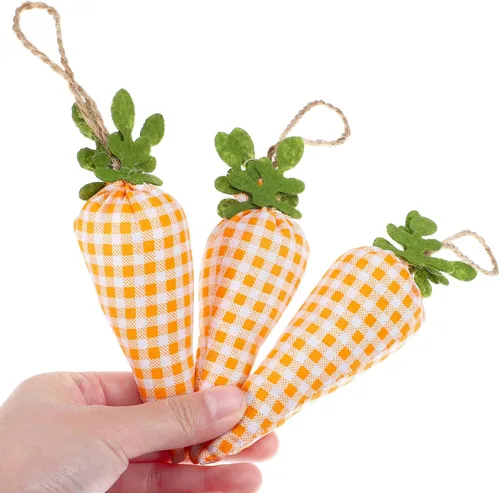 Miniatura 2 de Pancarta de zanahoria de Pascua, guirnalda de zanahoria de conejo, guirnalda de zanahoria, adorno de pared para fiesta, chimenea, decoración