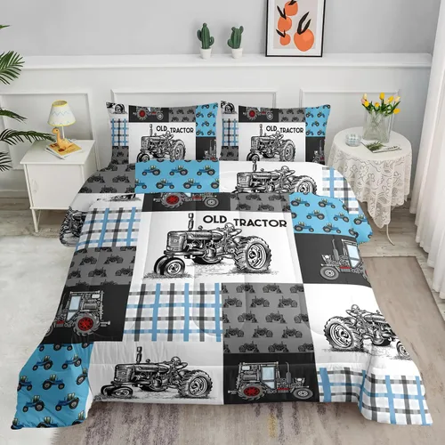 Miniatura 33 de Juego de edredón para niños Axolotl, tamaño individual, juego de ropa de cama con diseño de autos de carreras para niños, niñas, adolescentes