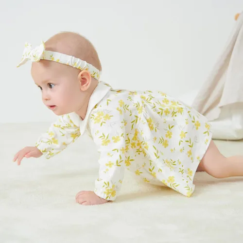 Miniatura 70 de pureborn Vestido de bebé niña 0-24 meses
