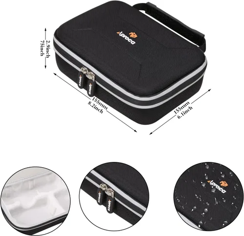 Miniatura 6 de Aproca Funda compatible con cámara digital Sony ZV-1, bolsa de almacenamiento portátil para kit de accesorios de vlogger (solo funda)