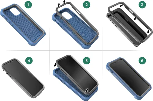 Miniatura 3 de ENCASED RebelShield - Funda para Pixel 5 con protector de pantalla, funda protectora de cuerpo completo resistente con protector de pantalla