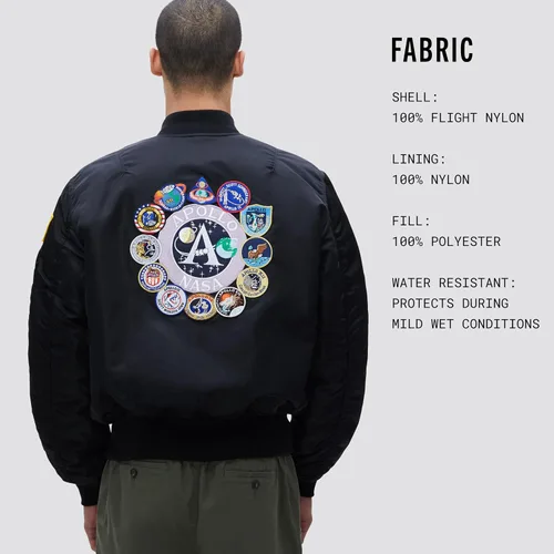 Miniatura 5 de Alpha Industries, chaqueta Bomber de Apollo MA-1, de hombre